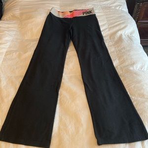 PINK yoga flare pant - with bling rhinestones 💕